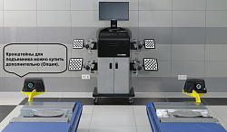 Комплект TS5.5D-4L Подъемник 4-хст. г/п 5,5 т, 380 V с траверсой 2,0+ T 7202 MC Стенд сход развал 3D