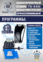 TS-550 Балансировочный стенд для легковых авто 5015, 220V