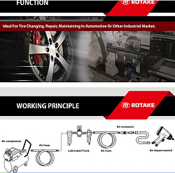 RT-002K Набор головок ударных 1" (8шт.)