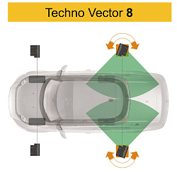 T8214 SMART LICHT бесконтактный стенд Техно Вектор  сход развал на яму
